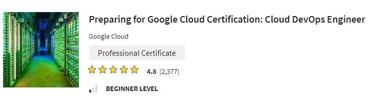 coursera black friday deals Preparing for Google Cloud Certification Cloud DevOps Engineer