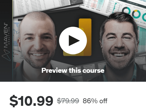 Udemy Business Course - Microsoft Power BI Desktop for Business Intelligence (2023), JA Directives