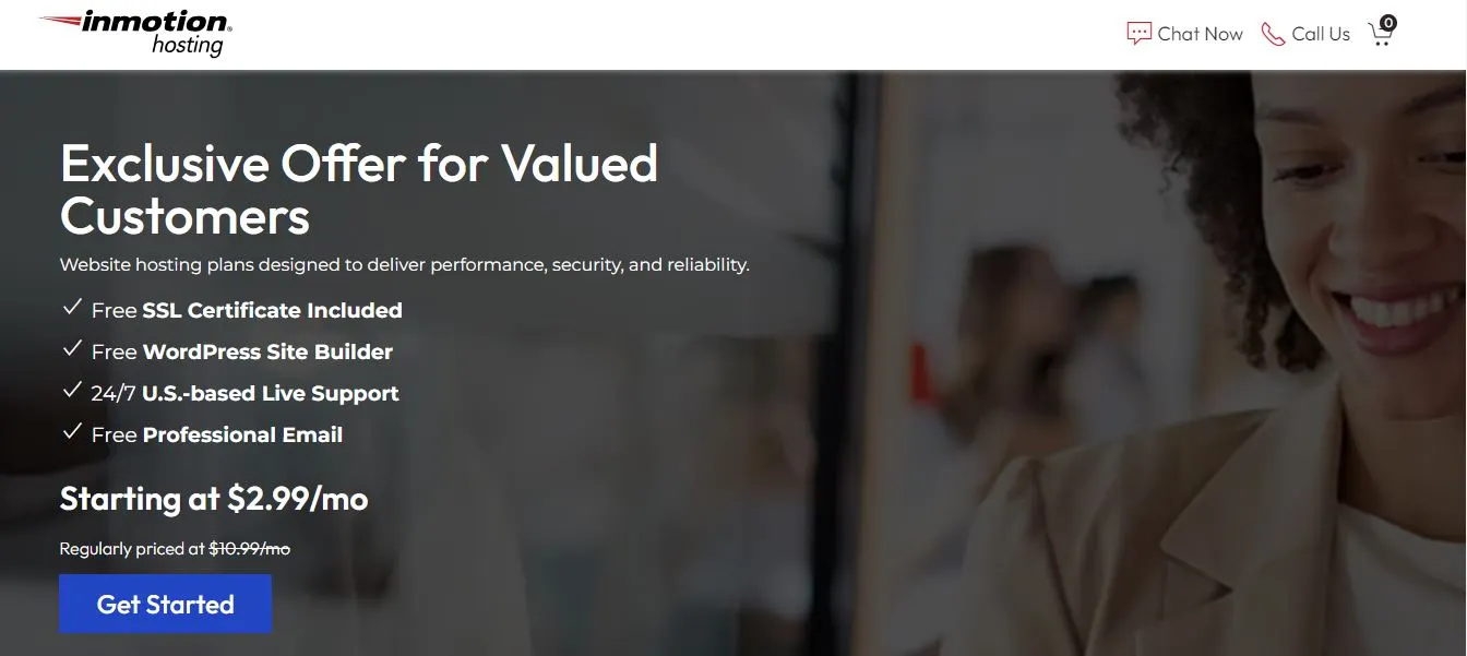 Inmotion hosting - Web Hosting for Restaurants