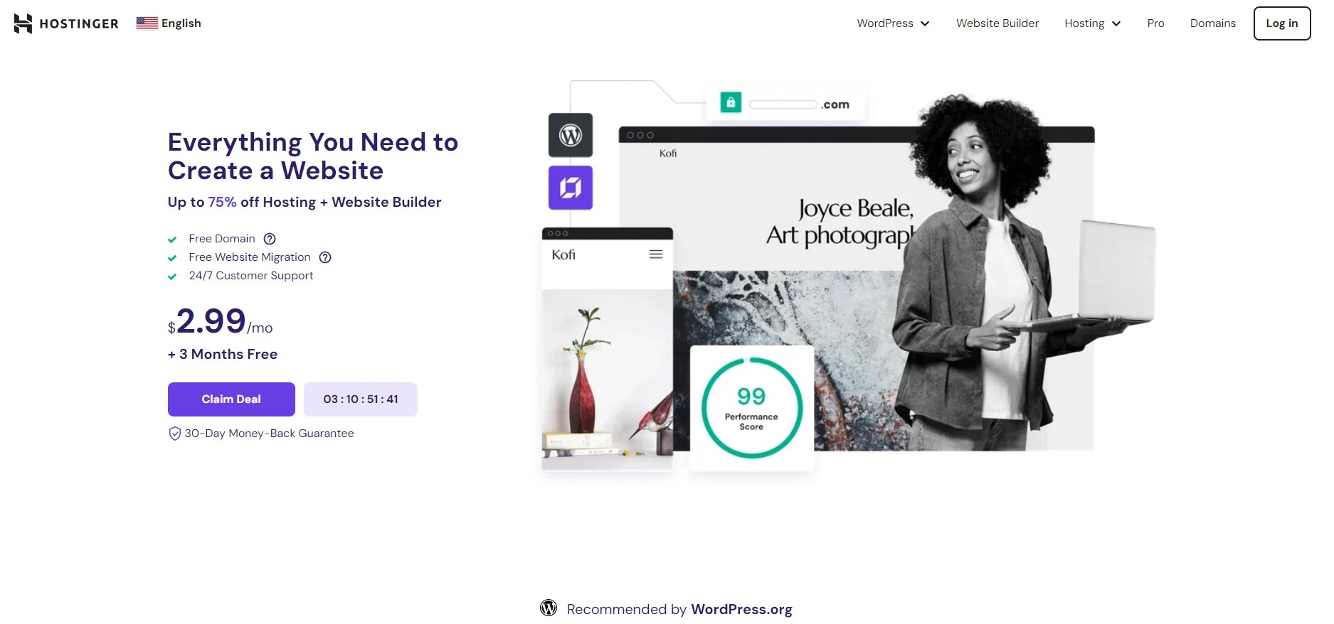 Hostinger - Web Hosting for Freelancers