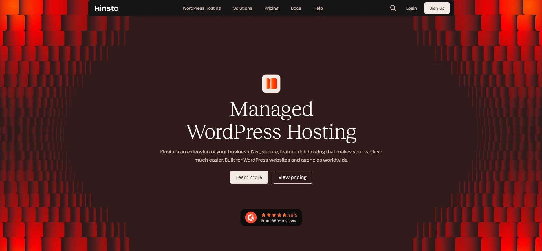 Kinsta - Web Hosting for Freelancers