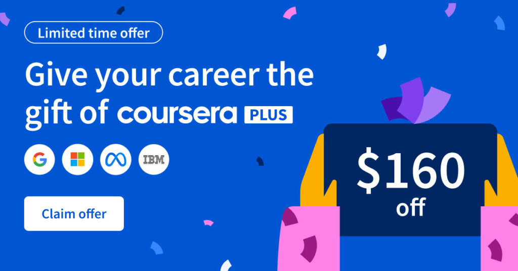 Coursera Black Friday Deals, JA Directives
