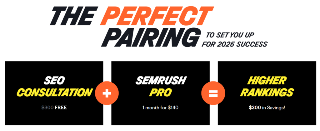 SEMrush Black Friday Deals, JA Directives